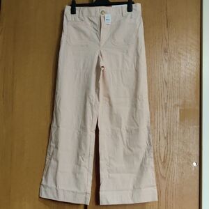 LOFT Peach and White Striped Pants